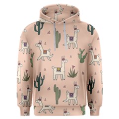 Llamas Pattern Men s Overhead Hoodie