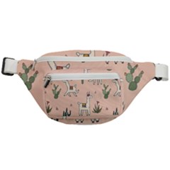 Llamas Pattern Fanny Pack by Jancukart