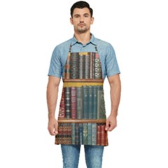 Books Library Bookshelf Bookshop Kitchen Apron