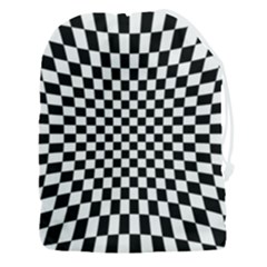 Illusion Checkerboard Black And White Pattern Drawstring Pouch (3xl) by Zezheshop