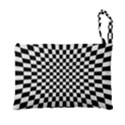 Illusion Checkerboard Black And White Pattern Foldable Grocery Recycle Bag View3