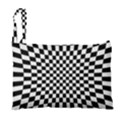 Illusion Checkerboard Black And White Pattern Foldable Grocery Recycle Bag View4