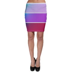 Pattern Banner Set Dot Abstract Bodycon Skirt