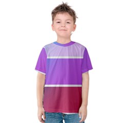 Pattern Banner Set Dot Abstract Kids  Cotton Tee