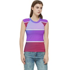 Pattern Banner Set Dot Abstract Women s Raglan Cap Sleeve Tee