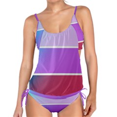 Pattern Banner Set Dot Abstract Tankini Set by Jancukart