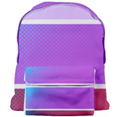 Pattern Banner Set Dot Abstract Giant Full Print Backpack