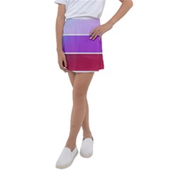 Pattern Banner Set Dot Abstract Kids  Tennis Skirt