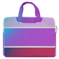 Pattern Banner Set Dot Abstract Macbook Pro 16  Double Pocket Laptop Bag 