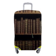 Books Covers Book Case Old Library Luggage Cover (small) by Amaryn4rt