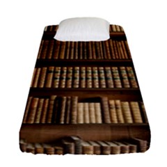 Books Bookcase Old Books Historical Fitted Sheet (single Size) by Amaryn4rt