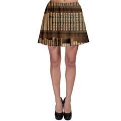 Books Bookcase Old Books Historical Skater Skirt by Amaryn4rt