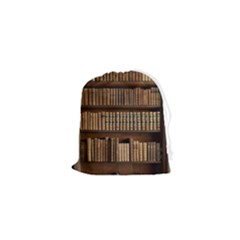 Books Bookcase Old Books Historical Drawstring Pouch (xs) by Amaryn4rt