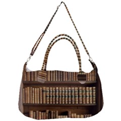 Books Bookcase Old Books Historical Removal Strap Handbag by Amaryn4rt