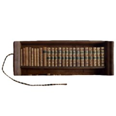 Books Bookcase Old Books Historical Roll Up Canvas Pencil Holder (m) by Amaryn4rt