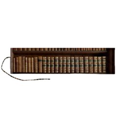 Books Bookcase Old Books Historical Roll Up Canvas Pencil Holder (l) by Amaryn4rt