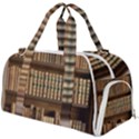 Books Bookcase Old Books Historical Burner Gym Duffel Bag View1