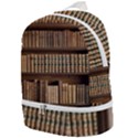 Books Bookcase Old Books Historical Zip Bottom Backpack View1