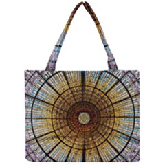 Barcelona Stained Glass Window Mini Tote Bag by Amaryn4rt