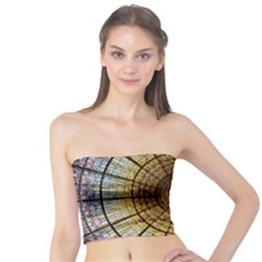 Barcelona Stained Glass Window Tube Top by Amaryn4rt