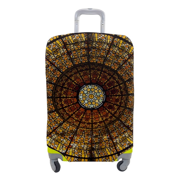 Barcelona Stained Glass Window Luggage Cover (Small)