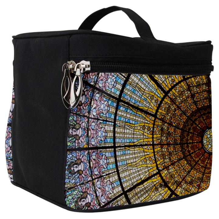 Barcelona Stained Glass Window Make Up Travel Bag (Big)