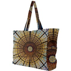 Barcelona Stained Glass Window Simple Shoulder Bag by Amaryn4rt