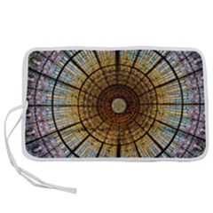 Barcelona Stained Glass Window Pen Storage Case (l) by Amaryn4rt