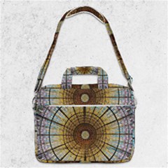 Barcelona Stained Glass Window Macbook Pro 13  Shoulder Laptop Bag  by Amaryn4rt