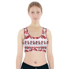 Vectors Ukraine Scheme Pattern Kit Sports Bra With Pocket by Amaryn4rt