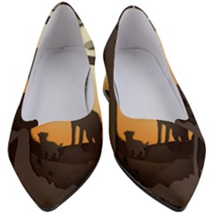 Vectors Painting Wolves Nature Forest Women s Block Heels  by Amaryn4rt