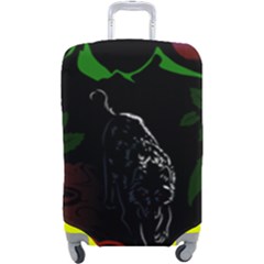 Nature Night Foliage Mountains Luggage Cover (large) by Amaryn4rt