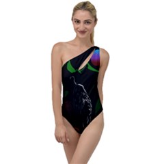 Nature Night Foliage Mountains To One Side Swimsuit by Amaryn4rt