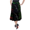 Nature Night Foliage Mountains Midi Mermaid Skirt View2