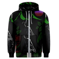 Nature Night Foliage Mountains Men s Zipper Hoodie by Amaryn4rt