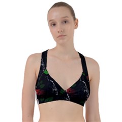 Nature Night Foliage Mountains Sweetheart Sports Bra by Amaryn4rt