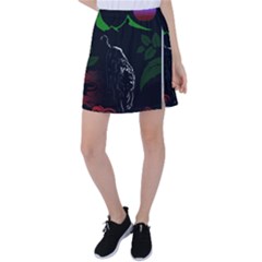 Nature Night Foliage Mountains Tennis Skirt by Amaryn4rt