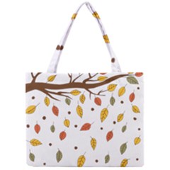 Autumn Isolated Blade Branch Mini Tote Bag by Amaryn4rt