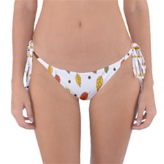 Autumn Isolated Blade Branch Reversible Bikini Bottom by Amaryn4rt