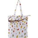 Autumn Isolated Blade Branch Double Zip Up Tote Bag View1