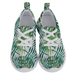 Leaves Background Wallpaper Pattern Running Shoes by Amaryn4rt