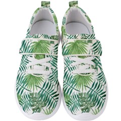 Leaves Background Wallpaper Pattern Men s Velcro Strap Shoes by Amaryn4rt