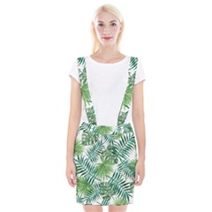 Leaves Background Wallpaper Pattern Braces Suspender Skirt