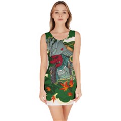 Armor Japan Maple Leaves Samurai Bodycon Dress by Amaryn4rt