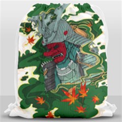 Armor Japan Maple Leaves Samurai Drawstring Bag (large) by Amaryn4rt