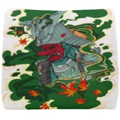 Armor Japan Maple Leaves Samurai Seat Cushion by Amaryn4rt