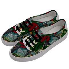 Armor Japan Maple Leaves Samurai Men s Classic Low Top Sneakers by Amaryn4rt