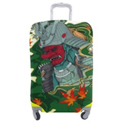 Armor Japan Maple Leaves Samurai Luggage Cover (medium) by Amaryn4rt