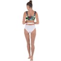 Armor Japan Maple Leaves Samurai Bandaged Up Bikini Top View2