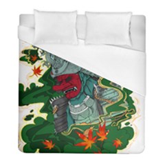 Armor Japan Maple Leaves Samurai Duvet Cover (full/ Double Size) by Amaryn4rt